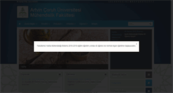 Desktop Screenshot of eng.artvin.edu.tr
